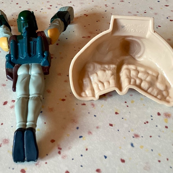 BOBA FETT Taco Bell Star Wars Toy 1996 Applause made. Fast food Toy. - Picture 3 of 5